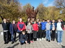 Памятник-скульптура Взрыв в посёлке Мысхако